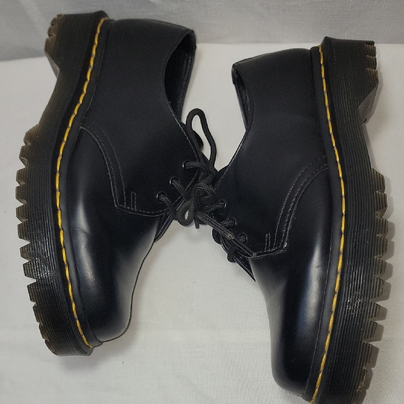 Dr. Martens Black Oxfords with Smooth Leather Finish - Picture 2 of 5